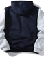 Χαμηλού Κόστους Basic Φούτερ με Κουκούλα-Ανδρικά hoodie σακάκι Φούτερ με φερμουάρ και φερμουάρ Υψηλής Ποιότητας Κλασσικό &amp; Διαχρονικό Θερμαντικά Συμπαγές Χρώμα Συγκόλληση Ανοικτό Γκρίζο Σκούρο γκρι Ρουμπίνι Μαύρο Με Κουκούλα / Προβιά