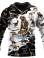 voordelige Graphic Hoodies-dinosaurus 3d all-over print - dinosaurus t-shirt - dinosaurus tanktop unisex zip - up hoodie bomberjack sweatshirt - liefde dinosaurus 3d all over bedrukte shirts - aanpassen personaliseren op ware