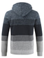 cheap Men&#039;s Cardigan Sweater-Men&#039;s Pullover Sweater jumper Jumper Waffle Knit Cropped Knitted Solid Color Crew Neck Basic Stylish Outdoor Daily Fall Winter Light gray Dark Gray S M L / Cotton / Long Sleeve