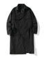 ieftine Jachete &amp; Paltoane Bărbați-Bărbați Palton Peacoat Lung Primăvară Culoare solidă Buzunar Casual Stradă Zilnic Termic cald Respirabil Negru Bej