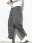 tanie Spodnie dresowe-Męskie Codzienny Spodnie Harlem Haremki Spodnie Niejednolita całość Elastyczny pas Pełna długość Spodnie Codzienny Średnio elastyczny Jednokolorowe Sztruks Oddychający Miękka Średni Talia Luźna