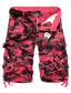 cheap Cargo Shorts-Men&#039;s Cargo Shorts with Pockets Camouflage Casual ArmyGreen Grass Green White gray 30 31 32