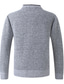 cheap Men&#039;s Cardigan Sweater-Men&#039;s Cardigan Knitted Solid Color Stylish Long Sleeve Regular Fit Sweater Cardigans V Neck Winter Blue Light gray Dark Gray