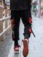 tanie Bojówki-Męskie Elegancki Codzienny Uprawiający jogging Bojówki Spodnie Klasyczny Kieszeń Wiele kieszeni Pełna długość Spodnie Codzienny Średnio elastyczny Jednokolorowe Litera Bawełna Komfort Na zewnątrz