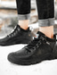 זול סניקרס לגברים-בגדי ריקוד גברים נעלי אתלטיקה יומי PU שחור חום סתיו חורף
