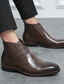 זול מגפיים לגברים-בגדי ריקוד גברים מגפיים יום יומי קומפורט אחיד סינטטיים סתיו חורף נעליים / מגפונים\מגף קרסול / מגפי צ&#039;לסי