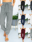 Χαμηλού Κόστους Γυναικεία Joggers-Γυναικεία Τσίνο Τζόγκκερ Παντελόνια Πλατύ παντελόνι ανάπαυσης Κορδόνι Ελαστική μέση Πλήρες μήκος Παντελόνι Causal Καθημερινά Μικροελαστικό Συμπαγές Χρώμα Μείγμα Βαμβακιού Άνεση Ψηλή Μέση