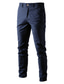 Χαμηλού Κόστους Chinos-ανδρικό παντελόνι cargo ελαστικό στη μέση πολλαπλές τσέπες ολόσωμο παντελόνι casual ανελαστικό μονόχρωμο υπαίθριο σπορ μεσαία μέση armgreen μαύρο χακί μπλε ναυτικό s m l xl xxl