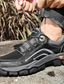 رخيصةأون أحذية رياضية رجالي-رجالي أحذية رياضية مناسب للبس اليومي المشي جلد غير الانزلاق أسود بني الخريف الربيع
