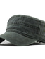 billige Hatte til mænd-stilfuld beskyttelseshat til mænd street dailywear ren farve flad top justerbar baseball cap sort hat bærbar