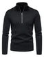 cheap Basic Hoodie Sweatshirts-Men&#039;s Sweatshirt Solid Color Half Zip Casual Daily Holiday Sportswear Casual Hoodies Sweatshirts  Long Sleeve Black Gray Dark Gray