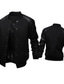 cheap Men&#039;s Jackets &amp; Coats-Men&#039;s Bomber Jacket Regular Coat Black Dark Gray Light gray Active Daily Fall Regular Fit M L XL XXL 3XL 4XL / Winter / Long Sleeve / Cotton
