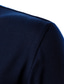 Недорогие рубашка-поло с длинными рукавами-Муж. Футболка-поло Рубашка для гольфа Деловые Длинный рукав Военно-зеленный Темно синий Однотонный Отложной Повседневные Одежда Одежда 1 шт. Деловые