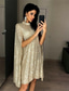 voordelige Jurken met pailletten-dames gouden jurk pailletten jurk feestjurk mini jurk zilver zwart lange mouw effen pailletten lente herfst winter ronde hals elegante feest winterjurk 2023 s m l xl xxl