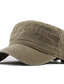 abordables Sombreros de hombre-Sombrero protector elegante para hombre, ropa de calle, color puro, parte superior plana, ajustable, gorra de béisbol, sombrero negro, portátil