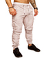 cheap Cargo Pants-Men&#039;s Joggers Pants Sweatpants Drawstring Elastic Waist Basic Essential Daily Solid Colored Mid Waist Green White Black S M L / Full Length