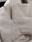olcso Férfi pehelykabátok és párkák-Férfi Pehely Hosszú Kabát Normál Zakók Egyszínű Fehér Fekete Rubin / Fehér kacsapehely
