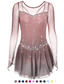 baratos Vestidos de Patinação Artística-Vestidos para Patinação Artística Mulheres Para Meninas Patinação no Gelo Vestidos Cinza escuro Violeta Roxo Com Transparência Elastano Elasticidade Alta Treino Ensaio / Prática Competição Roupa para