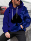 cheap Graphic Hoodies-Men&#039;s Hoodie Sweatshirt Print 3D Print Designer Casual Graphic Graphic Prints Poker Green Blue Purple White Print Hooded Daily Sports Long Sleeve Clothing Clothes Regular Fit