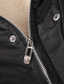 זול ג&#039;קטים ומעילים לגברים-בגדי ריקוד גברים מעיל טייסים ז&#039;קטים לחורף ג&#039;קט חורף רגיל צבע אחיד מרופד ספורטיבי יומי עמיד אודם כחול נייבי שחור