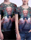 abordables T-shirts décontractés pour hommes-Inspiré par Jujutsu Kaisen Ryomen Sukuna Manches Ajustées Anime 100 % Polyester Animé 3D Harajuku Art graphique Tee-shirt Pour Homme / Femme / Couple