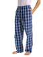 halpa Unen pohja-miesten puuvilla flanelli pyjama housut pehmeä lounge ruudullinen pyjama housut taskuilla kevyet pohjat sleepwears harmaa