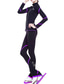 cheap Figure Skating Training Outfit-Figure Skating Jacket with Pants Women&#039;s Girls&#039; Ice Skating Pants / Trousers Top White Pink Blue Glitter Fleece Spandex High Elasticity Training Competition Skating Wear Thermal Warm Crystal