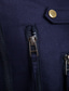 halpa Pukupaidat-miesten paita yksivärinen kaulus klassinen kaulus päivittäin perus pitkähihainen ohut topit sotilasviini musta armeija vihreä / syksy / kevät / kesä / mekkopaidat / häät