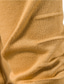 billiga tröja för män-Herr Tröja Pullover tröja Sticka Stickat Ensfärgat Rund hals Stylish Ledigt Utomhus Hem Kläder Vinter Höst Svart Gul M L XL