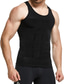 cheap Gym Tank Tops-Waist Trainer Vest Hot Sweat Workout Tank Top Slimming Vest Body Shaper 1 pcs Sports Spandex Chinlon Fitness Gym Workout Running Tummy Control Weight Loss ABS Trainer For Men&#039;s Waist