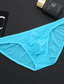 abordables Sous-vêtements pour hommes-Culotte basique Homme 1 PC Basique Nylon Sexy Couleur monochrome Taille basse Bleu Ciel M