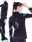 cheap Figure Skating Training Outfit-Figure Skating Jacket with Pants Women&#039;s Girls&#039; Ice Skating Pants / Trousers Top White Pink Blue Glitter Fleece Spandex High Elasticity Training Competition Skating Wear Thermal Warm Crystal