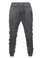 זול מכנסי טרנינג-מכנסי טרנינג קז&#039;ואל לגברים מכנסי ריצה בסיסיים עם מותניים אלסטיות בצבע אחיד עם כיסים מכנסיים