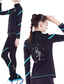cheap Figure Skating Training Outfit-Figure Skating Jacket with Pants Women&#039;s Girls&#039; Ice Skating Pants / Trousers Top White Pink Blue Glitter Fleece Spandex High Elasticity Training Competition Skating Wear Thermal Warm Crystal