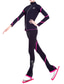 cheap Figure Skating Training Outfit-Figure Skating Jacket with Pants Women&#039;s Girls&#039; Ice Skating Pants / Trousers Top White Pink Blue Glitter Fleece Spandex High Elasticity Training Competition Skating Wear Thermal Warm Crystal