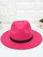 levne Pánské klobouky-pánský základní bucket klobouk ročník široký klobouk fedora klobouk proti slunci jednobarevný klobouk / podzim / léto