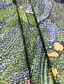 abordables T-shirts Femme-Femme Chemise Chemisier Haut à œillets Bleu Marron Vert Graphic Floral Zippé Découpé manche longue du quotidien Fin de semaine Vêtement de rue basique Col V Standard Fleur