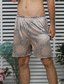 cheap Casual Shorts-men&#039;s satin boxers shorts print sleepwear underwear classic silky pajama bottom shorts sleep shorts