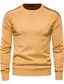 ieftine pulover pentru bărbați-Bărbați Pulover Pulover pulover Tricotat Tricotat Culoare solidă Stil Nautic Stilat Casual În aer liber Casă Îmbrăcăminte Iarnă Toamnă Negru Galben M L XL