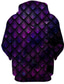 cheap Graphic Hoodies-Men&#039;s Full Zip Hoodie Jacket Zipper Print Designer Casual Streetwear Graphic Geometric Graphic Prints Print Hooded Daily Sports Long Sleeve Clothing Clothes Regular Fit Purple