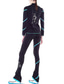 cheap Figure Skating Training Outfit-Figure Skating Jacket with Pants Women&#039;s Girls&#039; Ice Skating Pants / Trousers Top White Pink Blue Glitter Fleece Spandex High Elasticity Training Competition Skating Wear Thermal Warm Crystal