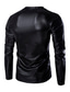 ieftine Tricouri casual pentru bărbați-Bărbați Tricou Manșon Lung Culoare solidă Stil Nautic Casual Zilnic Bronzare Îmbrăcăminte Îmbrăcăminte Ușor Casual Croi Slim Negru Argintiu Auriu