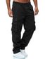 Χαμηλού Κόστους Στρατιωτικά παντελόνια-ανδρικό casual παντελόνι cargo με πολλές τσέπες φαρδύ παντελόνι εργασίας παντελόνι εξωτερικού χώρου αθλητικό fitness παντελόνι cargo μαύρο χακί παντελόνι με ίσιο πόδι με ελαστική μέση