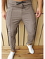 tanie Chinosy-Męskie Garnitury Spodnie Typu Chino Spodnie Kieszeń Klasyczny Jednokolorowe Komfort Na zewnątrz Pełna długość Formalny Biznes Moda miejska Elegancki Czarny Khaki