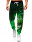 cheap Sweatpants-Men&#039;s Designer Big and Tall Joggers Pants Sweatpants 3D Print Drawstring Elastic Waist Full Length Pants Casual Daily Micro-elastic Graphic Leopard Outdoor Sports Mid Waist Green S M L XL XXL