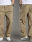 ieftine Pantaloni Cargo-Bărbați chinez Pantaloni Pantaloni Cargo Buzunar Design Elastic cu Cordon Casual Casual Zilnic Exterior Sport Culoare solidă Talie medie Verde Militar Negru Galben M L XL