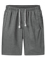 cheap Casual Shorts-Men&#039;s Sweat Shorts Shorts Drawstring Sporty Elastic Waistband Sports Casual Sports Micro-elastic Breathable Soft Letter Other Prints Black Light Grey Dark Gray M L XL