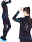 cheap Figure Skating Training Outfit-Figure Skating Jacket with Pants Women&#039;s Girls&#039; Ice Skating Pants / Trousers Top White Pink Blue Glitter Fleece Spandex High Elasticity Training Competition Skating Wear Thermal Warm Crystal