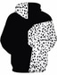 abordables hoodies graphiques-Inspiré par 101 Dalmatiens Cruella De Vil Sweat à capuche Anime 100 % Polyester Animé 3D Harajuku Art graphique Sweat à capuche Pour Unisexe / Couple