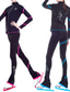 cheap Figure Skating Training Outfit-Figure Skating Jacket with Pants Women&#039;s Girls&#039; Ice Skating Pants / Trousers Top White Pink Blue Glitter Fleece Spandex High Elasticity Training Competition Skating Wear Thermal Warm Crystal